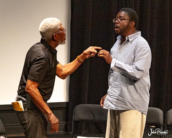 PHOTOS from a rehearsal of &#34;Jitney&#34; by Dunbar Repertory Company