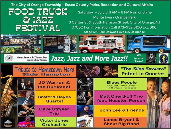 Orange Township Food Truck and Jazz Festival Takes Place July 8th