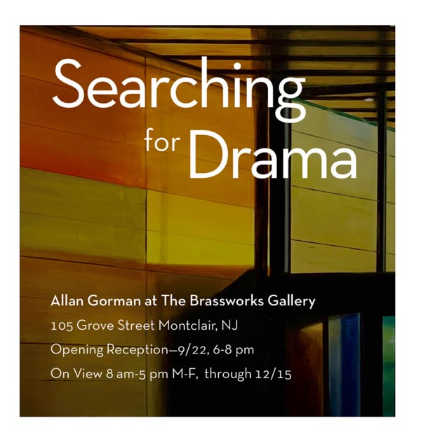 The Brassworks Gallery presents &#34;Allan Gorman: Searching for Drama&#34;