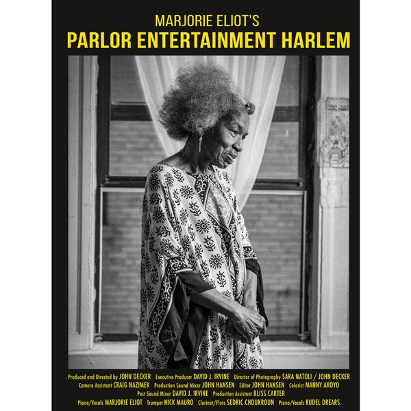 John Decker’s jazzy short film Marjorie Eliot’s Parlor Entertainment Harlem screens at the 2023 New Jersey Film Festival on Saturday, January 28!