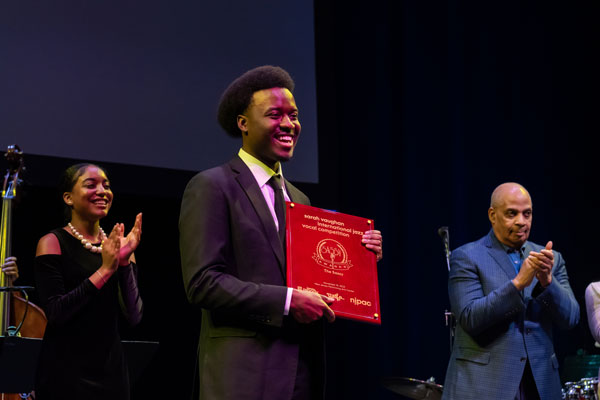 Tyreek McDole Wins the 12th Annual Sarah Vaughan International Jazz Vocal Competition