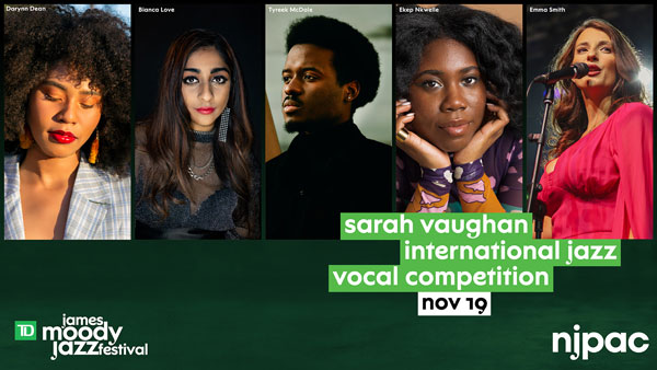 The 12th Annual Sarah Vaughan International Jazz Vocal Competition Announces Top Five Finalists