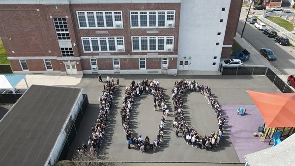 Carteret's Nathan Hale School celebrated centennial with assembly, open house, historical display and tree planting