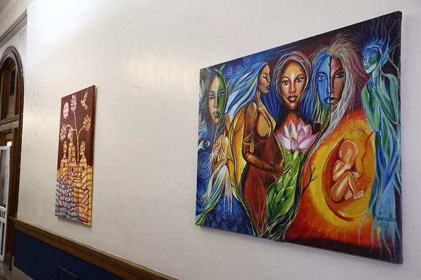 &#34;#Resiliart Angola&#34; Art Exhibit on Display in Newark