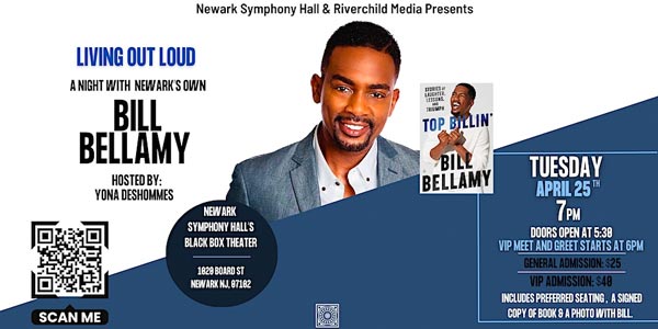 Bill Bellamy to Have Book Signing at Newark Symphony Hall on Tuesday