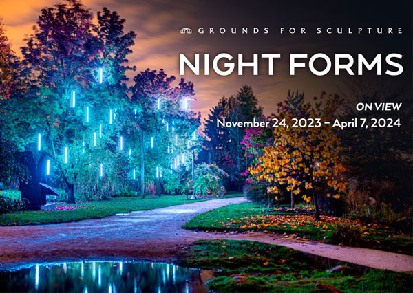 Grounds For Sculpture to Present Final Nighttime Light and Sound Experience in Collaboration with Klip Collective