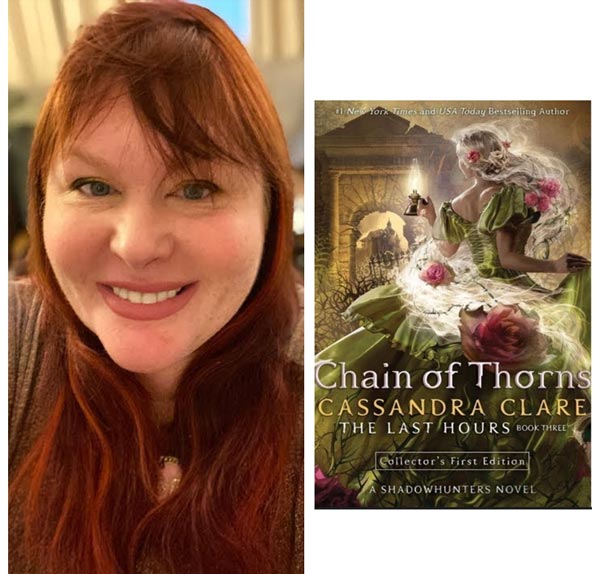Cassandra Clare to Discuss "Chain of Thorns" in Ocean County Library's Virtual Author Talk Series