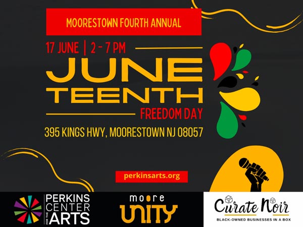 4th Annual Juneteenth Celebration to Take Place at Perkins Center for the Arts on Saturday