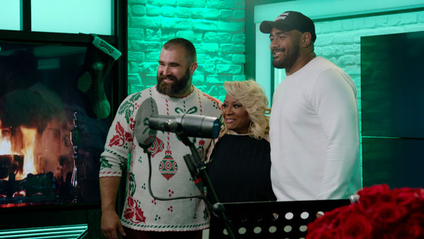 Jason Kelce, Lane Johnson, and Jordan Mailata Reunite with Producers Charlie Hall and Connor Barwin for New Philly Holiday Album