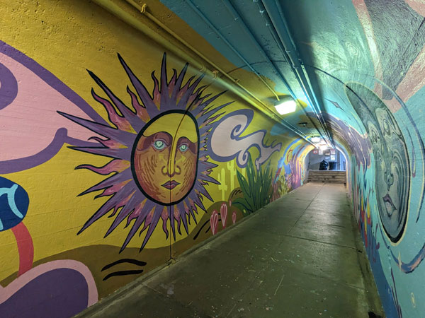 RVCC Students Create Tunnel Mural for Bound Brook Train Station
