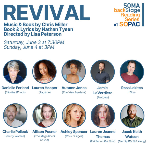 Casts Announced for Initial SOMA Backstage Reading Series Productions