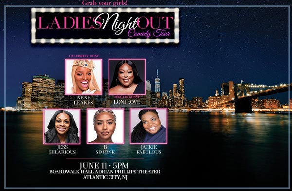 North to Shore Festival presents Ladies Night Out Comedy Tour in Atlantic City