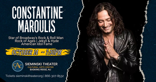 The Sieminski Theater presents Constantine Maroulis