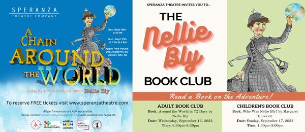 Speranza Theatre Company presents A Chain Around the World and The Nellie Bly Book Club