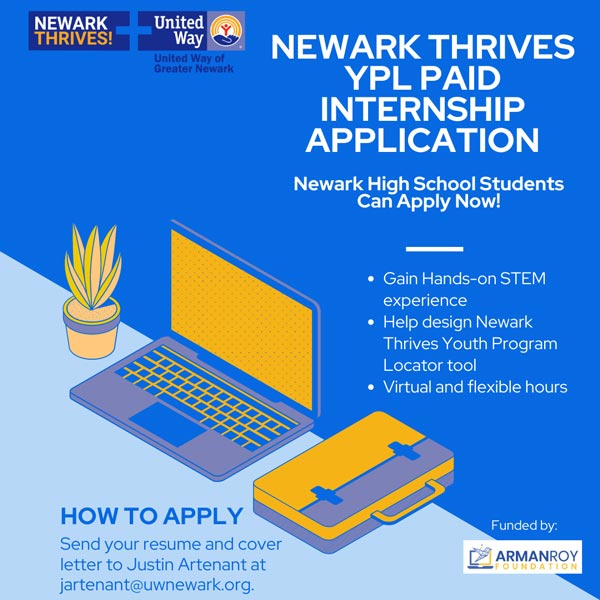Newark students needed for United Way STEM paid internship