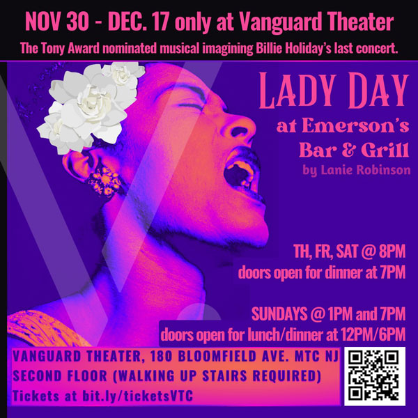 Vanguard Theater presents &#34;Lady Day at Emerson