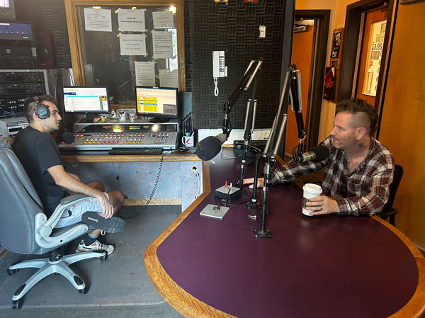 WSOU 89.5FM hosted Corey Taylor (Slipknot, Stone Sour, CMFT) in studio