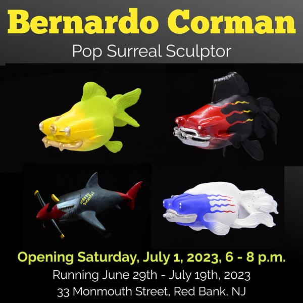 The Art Alliance of Monmouth County presents "Surreal Sculptures" by Bernardo Corman