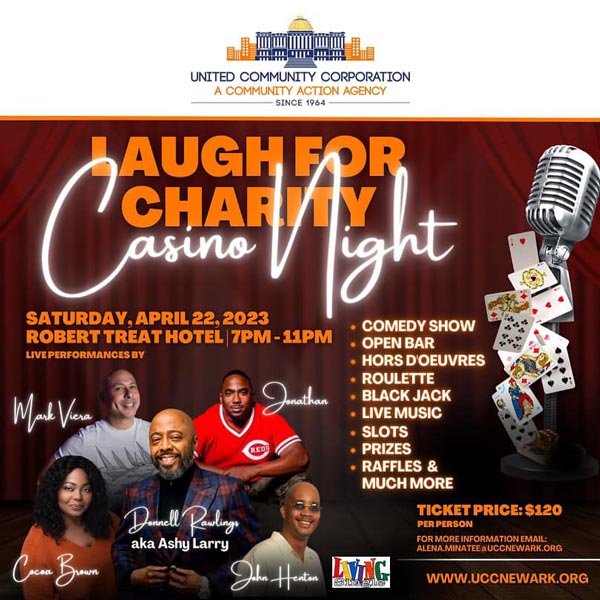 UCC's "Laugh For Charity" Event Brings Big Laughs, Entertainment to Greater Newark For Good Cause
