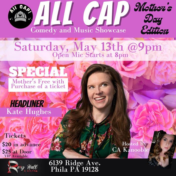 Kate Hughes to Headline Philly All-Female Comedy Show on Saturday