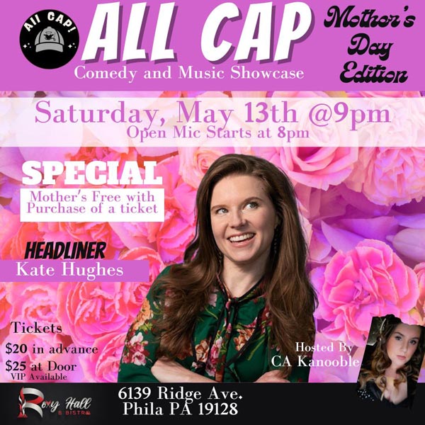 Kate Hughes to Headline Philly All-Female Comedy Show on Saturday