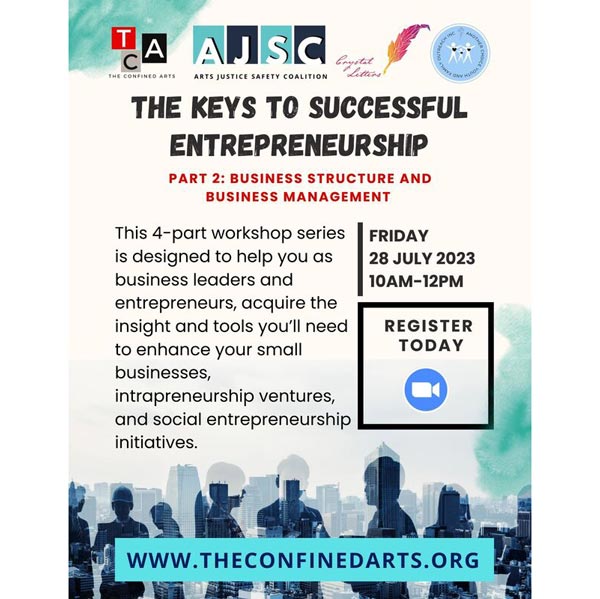 The Keys to Successful Entrepreneurship - Part 2: Business Structure and Business Management