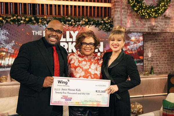 JAZZ HOUSE KiDS Founder Melissa Walker and Artistic Director Christian McBride Appear on The Kelly Clarkson Show; Receives $25K Donation