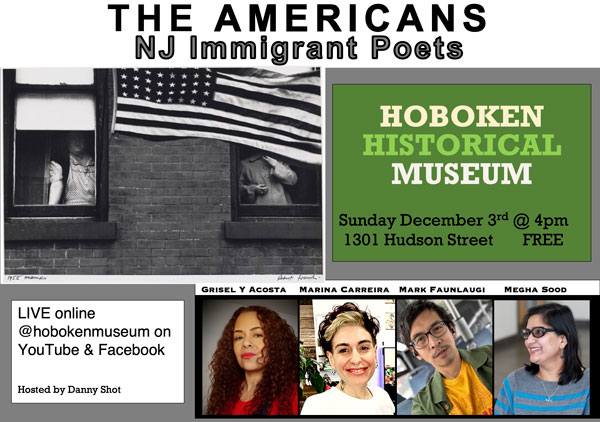Hoboken Historical Museum hosts The Americans - NJ Immigrant Poets
