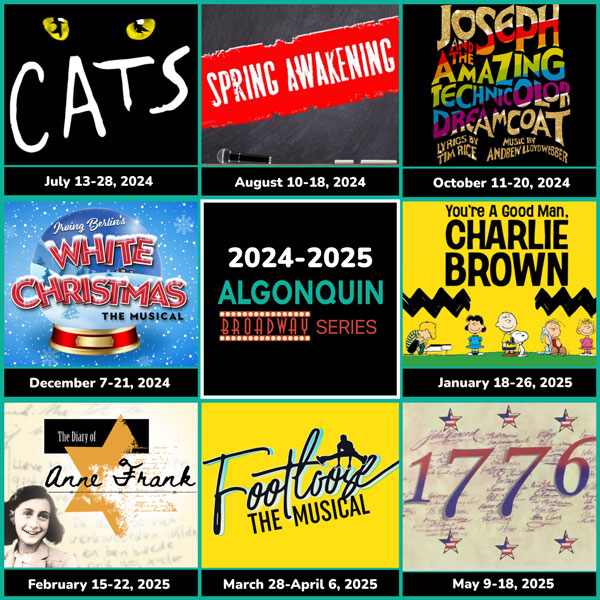 Algonquin Arts Theatre Announces 2024-25 Broadway Series