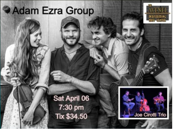 Adam Ezra Group to Perform at Avenel Performing Arts Center