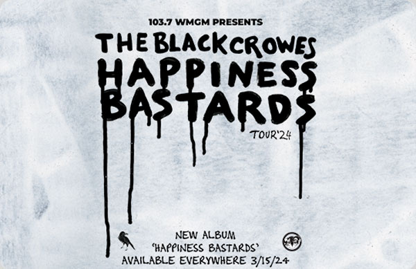 The Black Crowes tour includes NYC, Atlantic City, and Philly shows