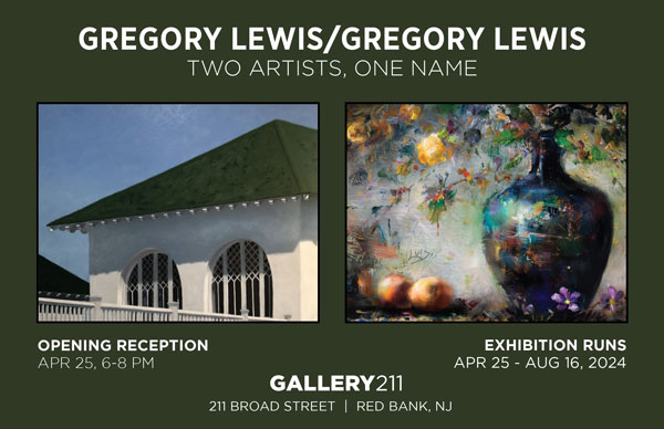 Two Artists, One Name: Gregory Lewis Collaboration Unveiled at Gallery 211