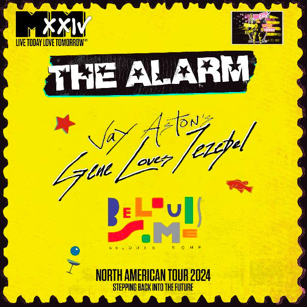 Live Today Love Tomorrow Tour MMXIV features The Alarm, Jay Aston’s Gene Loves Jezebel, and the UK