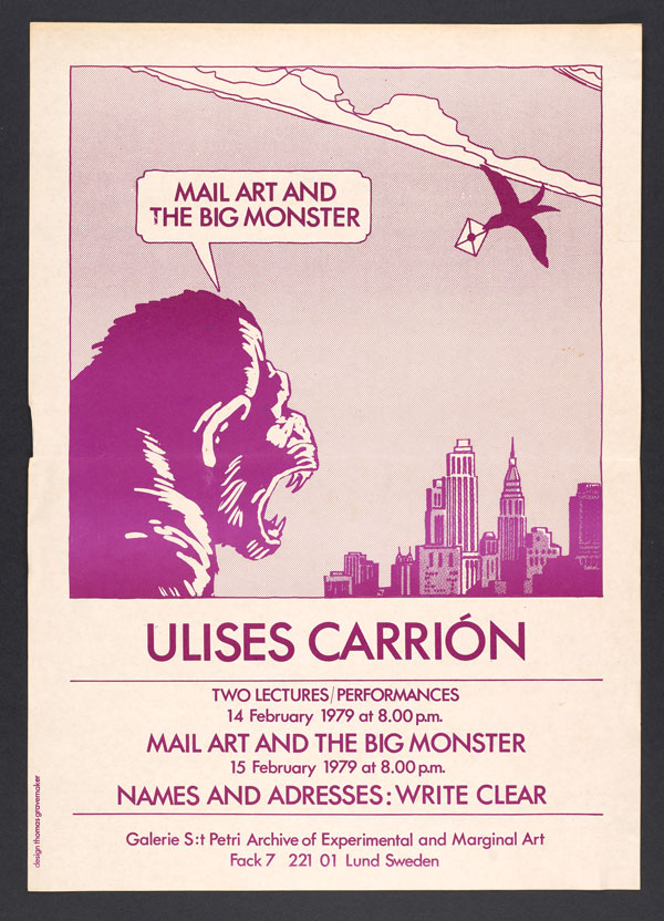 Princeton University Library presents largest U.S. retrospective of the work of Ulises Carrión to date