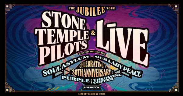 +LIVE+, Stone Temple Pilots, and Soul Asylum to Perform in Holmdel