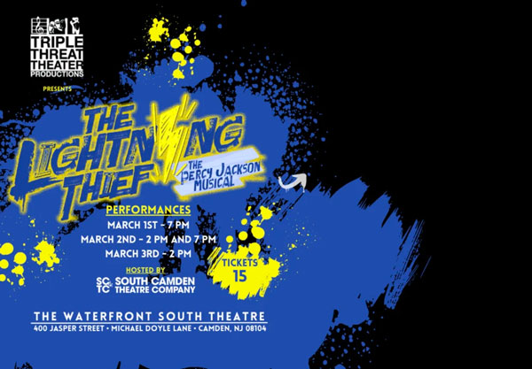 Triple Threat Theater Productions presents &#34;The Lightning Thief: The Percy Jackson Musical&#34;