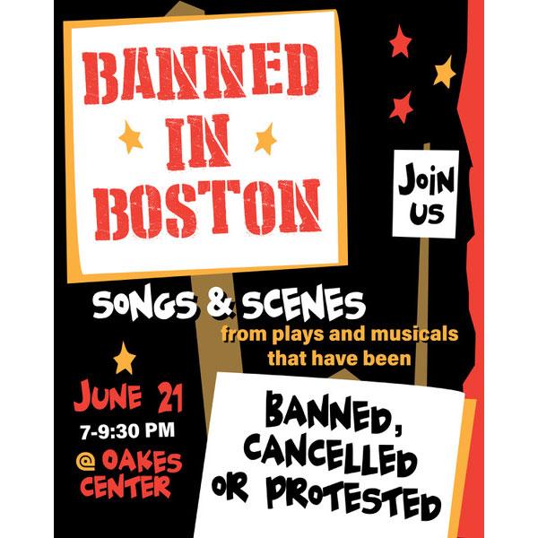 Vivid Stage presents Banned in Boston: A Cabaret Fundraiser Showcasing Scenes and Songs from &#34;Controversial&#34; Plays