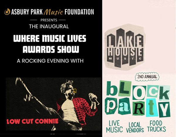 Where Music Lives Awards Show and Lakehouse Block Party to Create One Unforgettable Weekend in Asbury Park