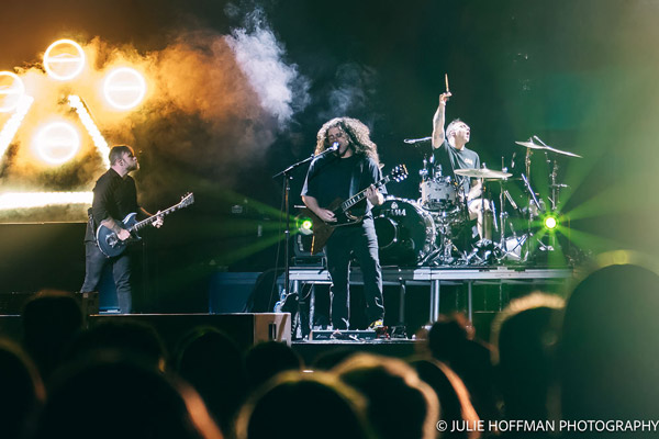Coheed and Cambria performing in concert at the Prudential Center in Newark on July 21, 2026. Photo by Julie Hoffman.