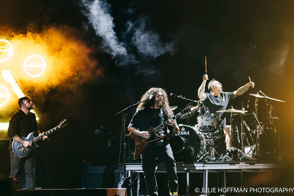 Coheed and Cambria performing in concert at the Prudential Center in Newark on July 21, 2026. Photo by Julie Hoffman.