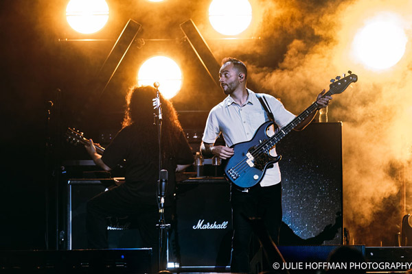 Coheed and Cambria performing in concert at the Prudential Center in Newark on July 21, 2026. Photo by Julie Hoffman.