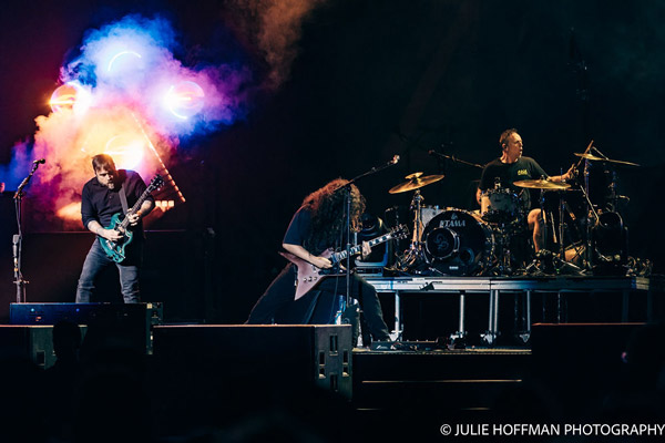 Coheed and Cambria performing in concert at the Prudential Center in Newark on July 21, 2026. Photo by Julie Hoffman.