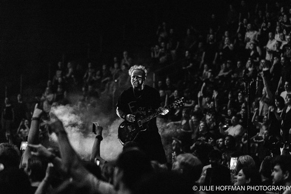 Shinedown performing in concert at the Prudential Center in Newark on July 21, 2026. Photo by Julie Hoffman.