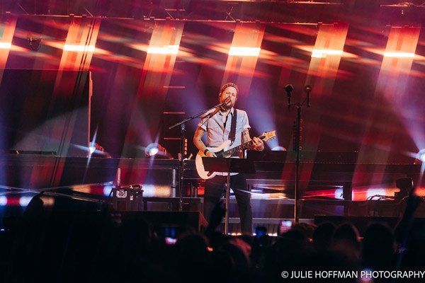 Shinedown performing in concert at the Prudential Center in Newark on July 21, 2026. Photo by Julie Hoffman.